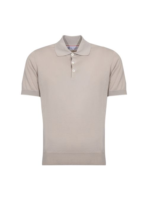 Polo in cotone Juta/Panama BRUNELLO CUCINELLI | M29800125CBD04